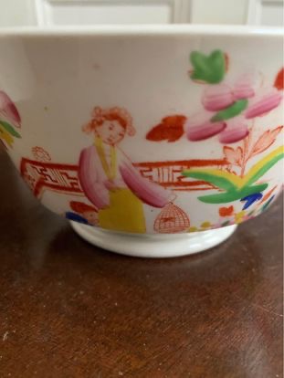 Antique Hand-Painted Hilditch & Sons 1830 Bowl.