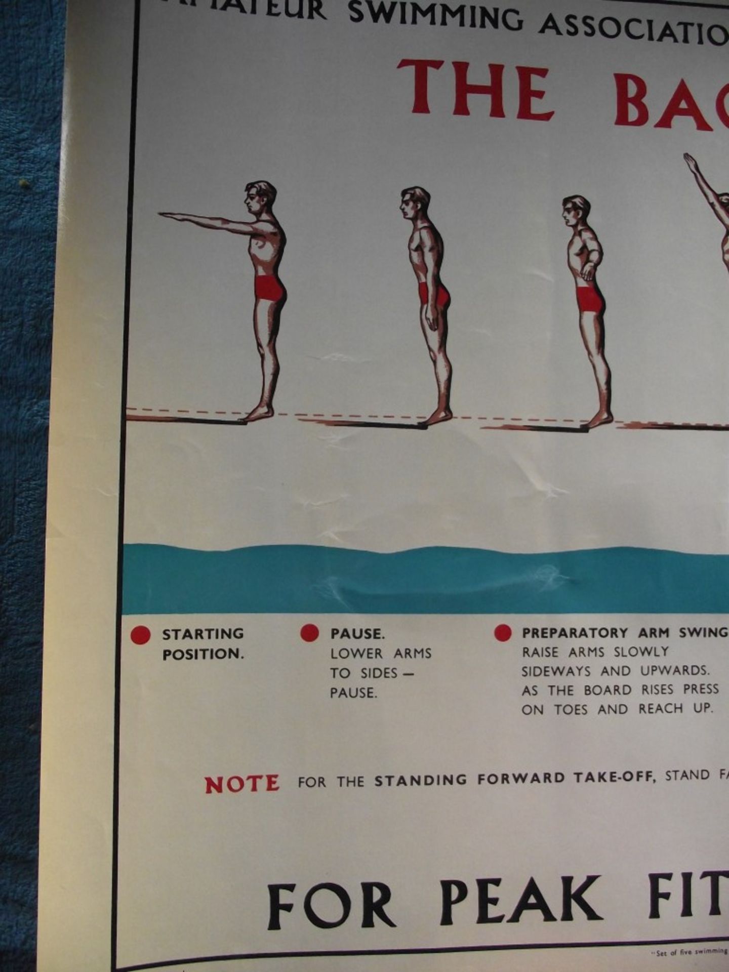 4 X 1950's Original 'Amateur Swimming Association' advertising posters, published by Bovril Ltd. - Image 34 of 51