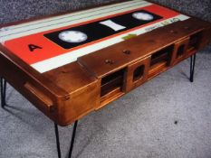 Cassette Style Retro Coffee Table/New