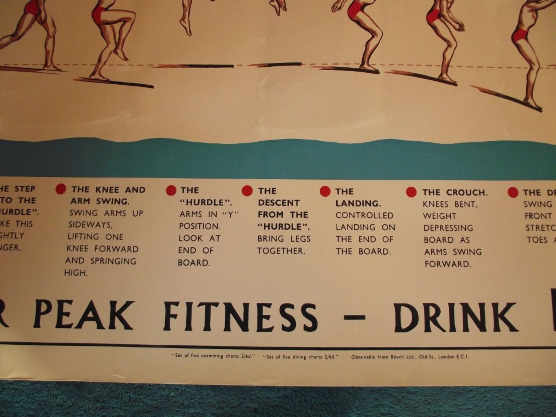 4 X 1950's Original 'Amateur Swimming Association' advertising posters, published by Bovril Ltd. - Image 41 of 51