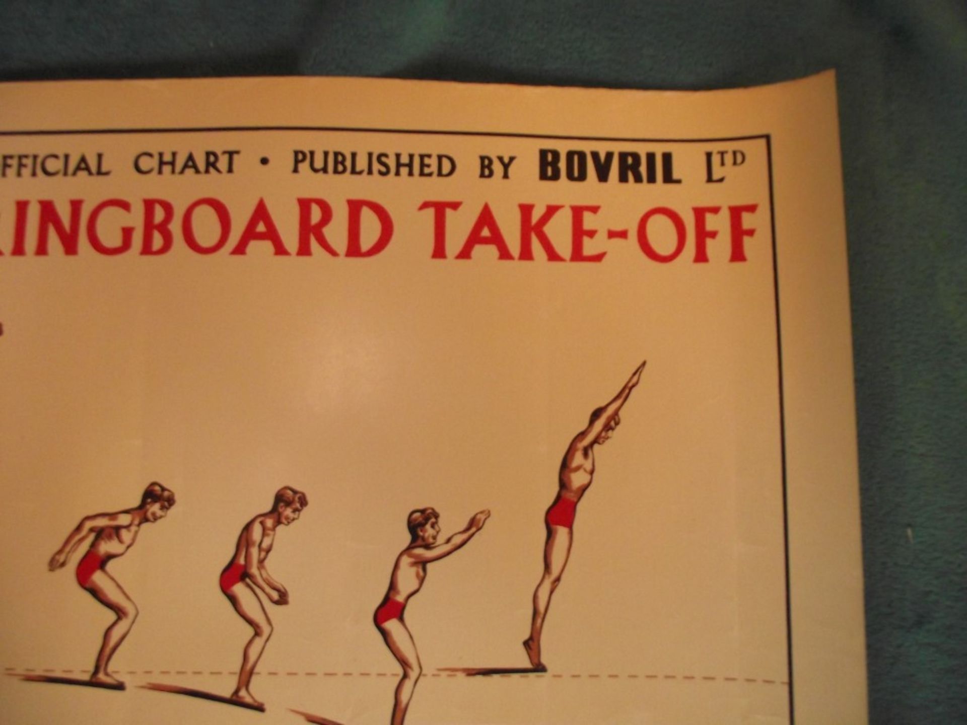 4 X 1950's Original 'Amateur Swimming Association' advertising posters, published by Bovril Ltd. - Image 43 of 51