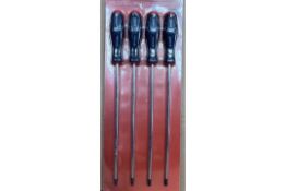 4pc Long Reach Torx Screwdriver Set