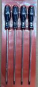 4pc Long Reach Torx Screwdriver Set