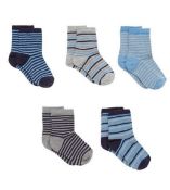 2 X Packs of 5 Mothercare 3-4 Years Striped Design Baby Socks Ka737 High Quality Comfort