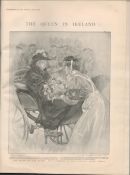 Queen Victoria Tour Of Ireland Flowers for a Queen Antique 1900