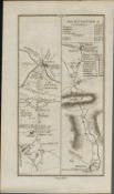 Taylor & Skinner 1777 Ireland Road Map Downpatrick Antrim Lisburn Crumlin.