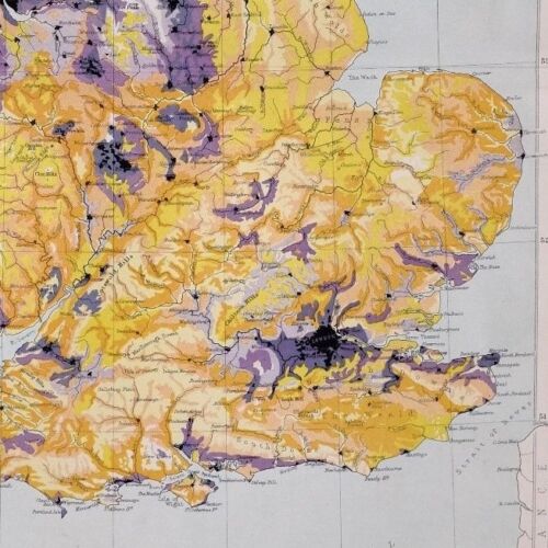 Victorian Antique 1897 Map Density of Population England & Wales. - Image 3 of 3