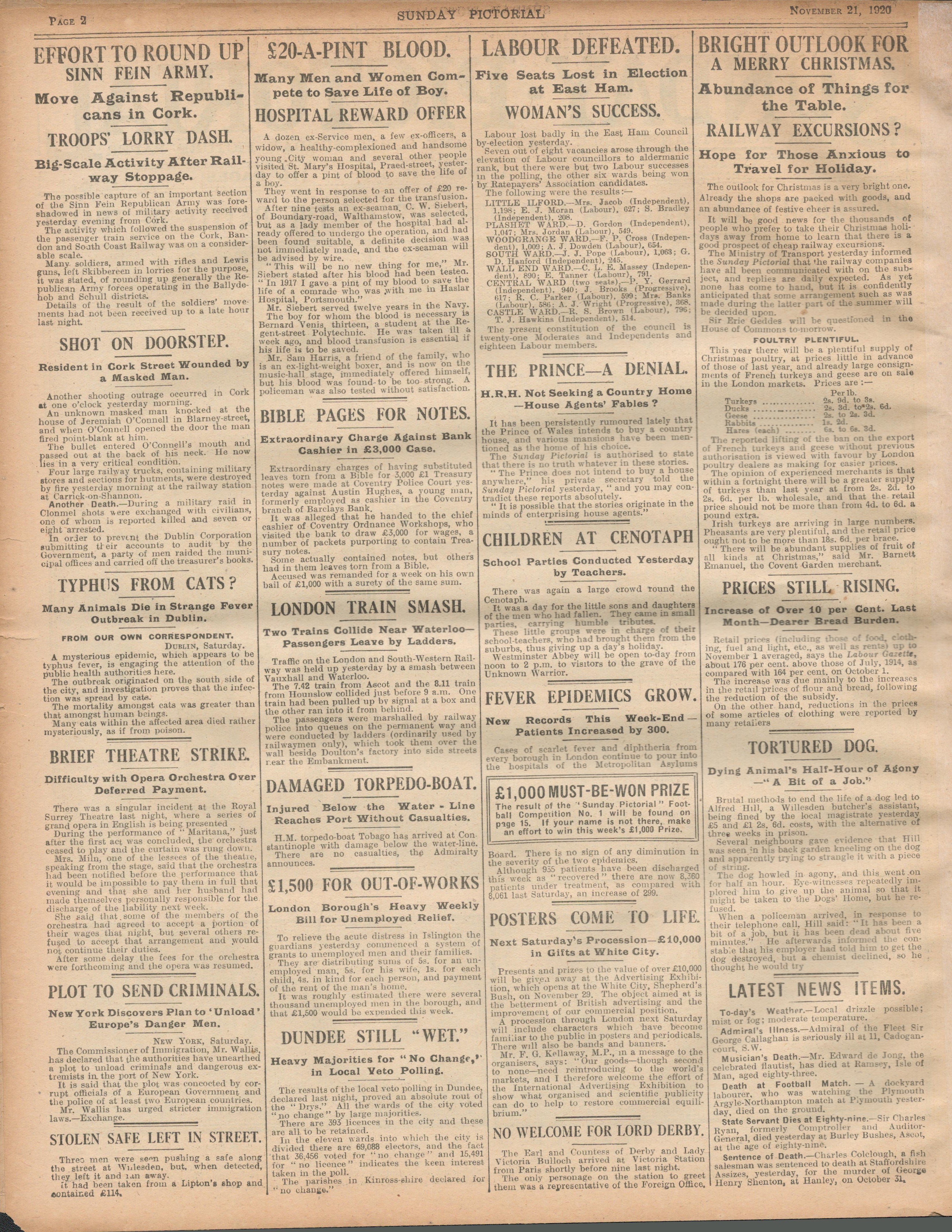 Battle of Tralee Irish War of Independence Sinn Fein Fake News Story 1920 - Image 6 of 6