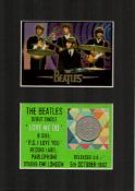 The Beatles 60th Anniversary Debut Single Release Card Coin Gift Set.