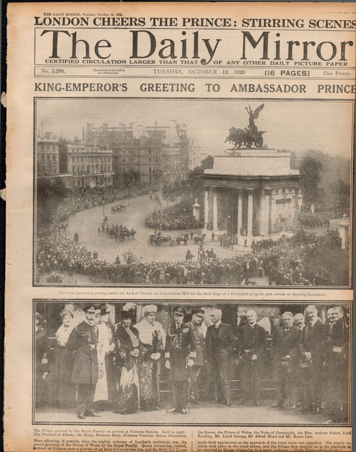 Lord Mayor of Cork 60th Day Hunger Strike 1920 Irish war of Independence - Image 2 of 2