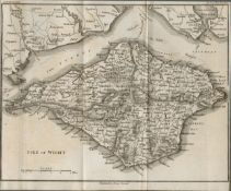 John Carys The Isle of Wight Antique 1819 Detailed Map.