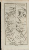 Taylor & Skinner 1777 Ireland Map Downpatrick Carrickfergus Antrim Ballyclare Down.
