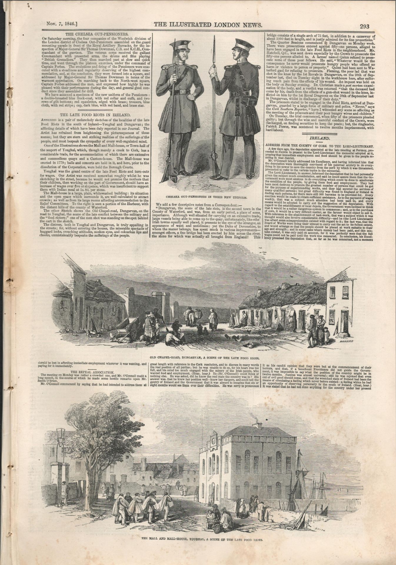 1846 Irish Famine Cork Food Riots Dungarvan, Youghal - Image 2 of 3