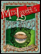 Mrs Lovetts Pie Shop Sweeney Todd Victorian Large Metal Wall Art