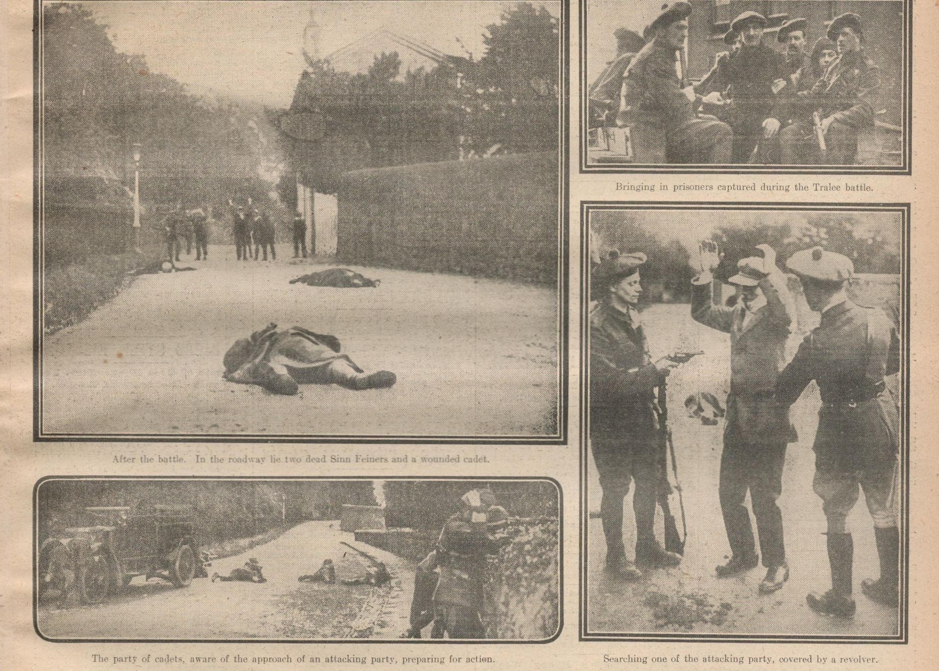 Battle of Tralee Irish War of Independence Sinn Fein Fake News Story 1920 - Image 2 of 6
