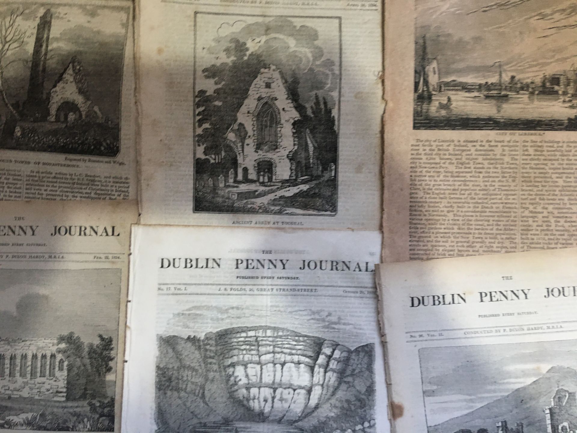 A Collection of 20 Antique Dublin Penny Journals 1832-1834 - Image 3 of 4