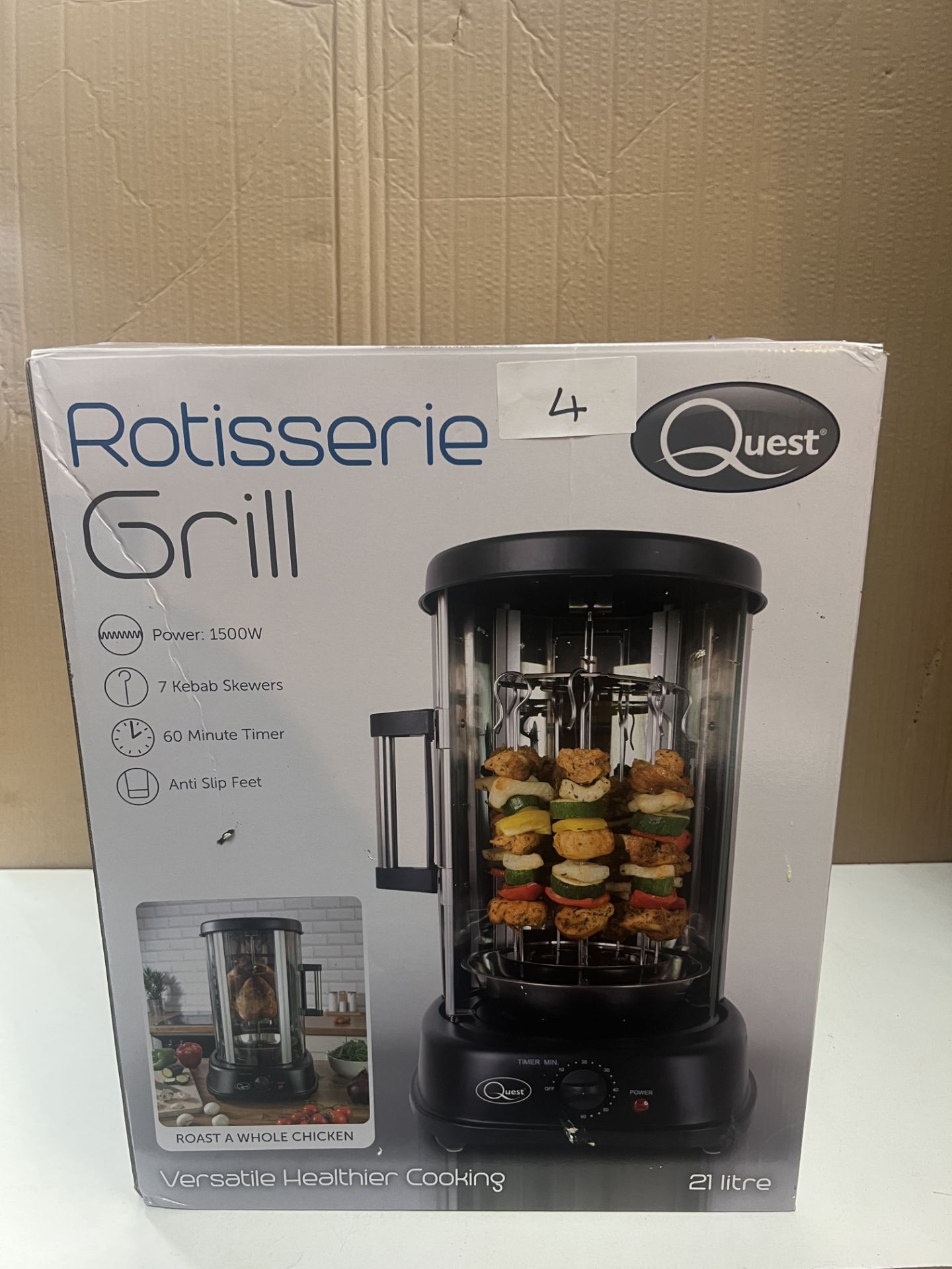 Quest Rotisserie Grill. RRP £99.99 - GRADE U