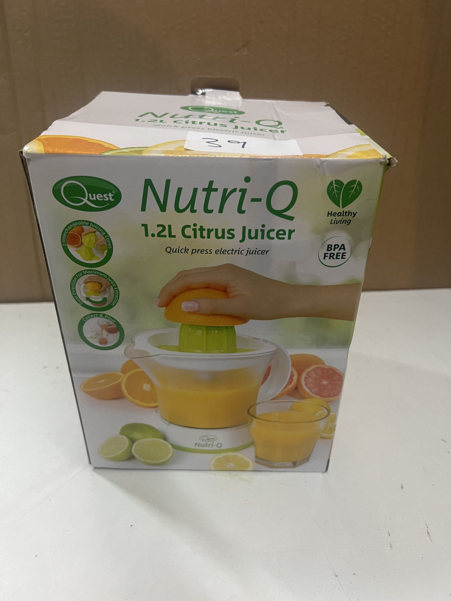 Quest Citrus Juicer. RRP £24.99 - GRADE U