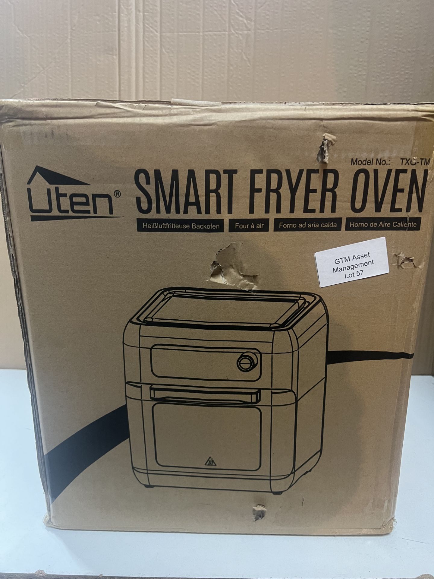 Uten 5L Smart Air Fryer. RRP £79.99 - Grade U