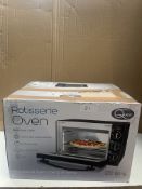 Quest Rotisserie Oven 20L. RRP £99.99 - GRADE U