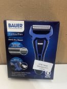 Bauer Rechargeable Contour Trim Wet And Dry Shaver. RRP £29.99 - Grade U