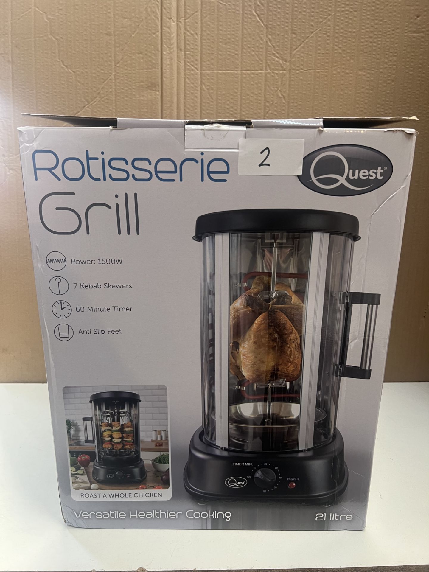 Quest Rotisserie Grill. RRP £99.99 - GRADE U