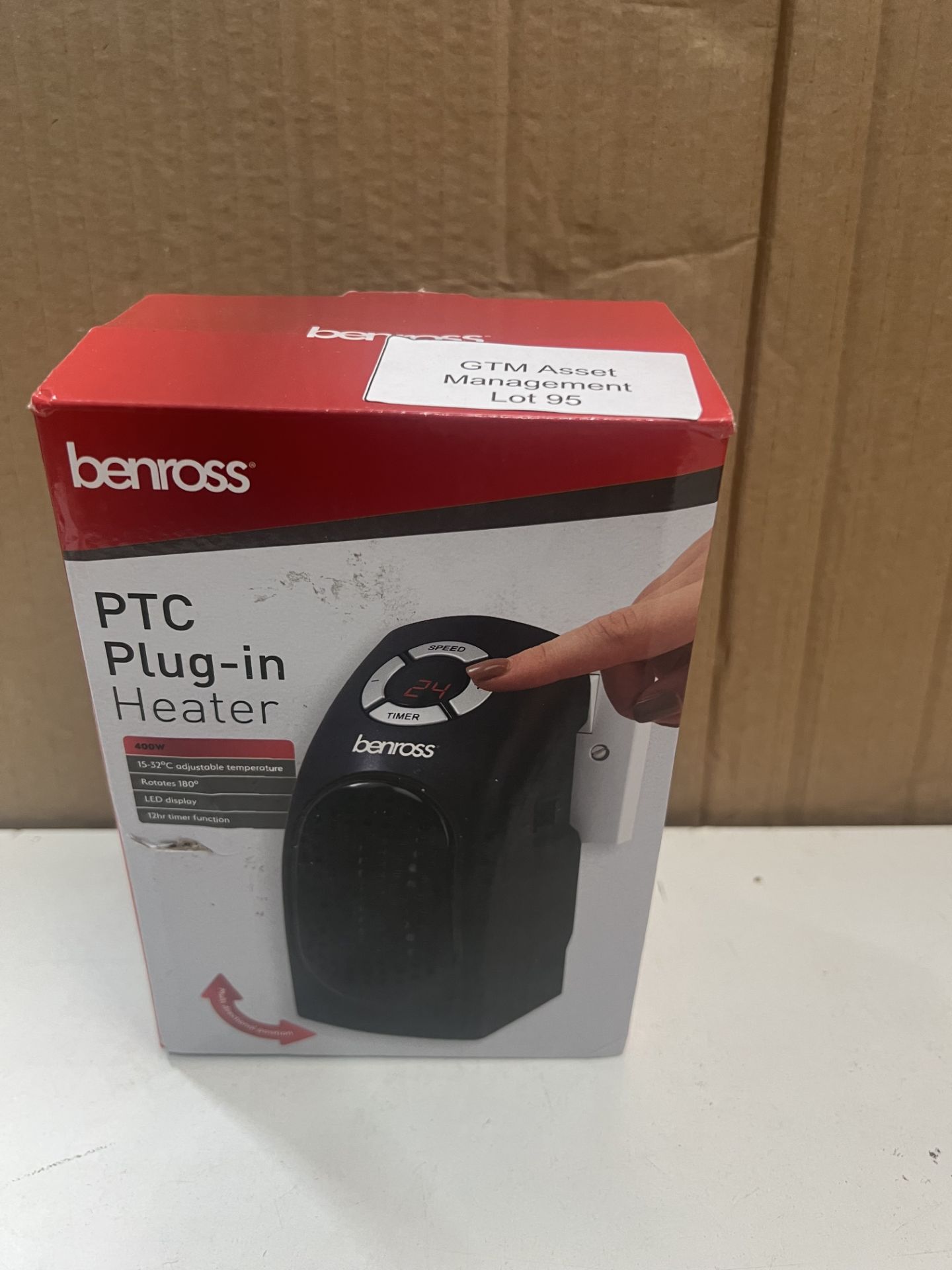 Benross Ptc Plug In Heater. RRP £19.99 - Grade U