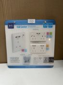 Wall Plug And USB Socket Display. RRP £39.99 - GRADE U