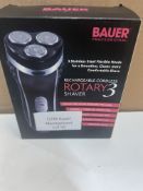 Bauer Cordless Rotary 3 Shaver. RRP £29.99 - Grade U