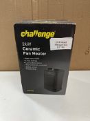 Challenge 2KW Ceramic Fan Heater. RRP £24.99 - GRADE U