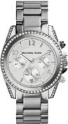 Michael Kors Mk5165 Women's Silver Bracelet Chronograph Quartz Watch