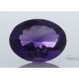 Loose Oval Amethyst 8.11 Carats