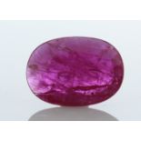 Loose Oval Ruby 5.82 Carats