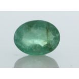 Loose Oval Emerald 2.00 Carats