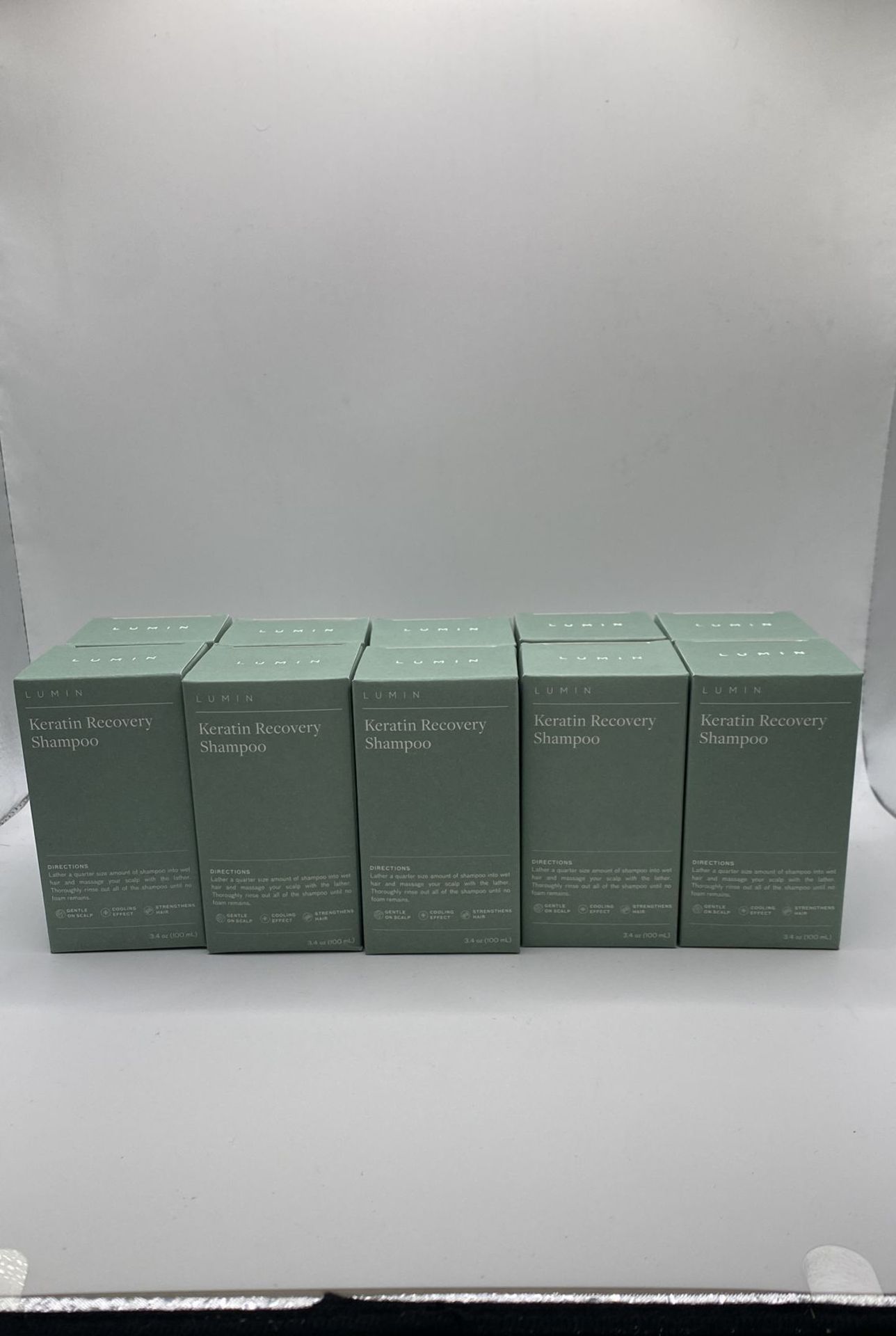 Pack of 10 x Lumin Keratin Shampoo Hair Care