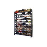 10 Layer (50 Pairs) Entryway Storage Organizer Shoes Tower Rack Shoe Storage Shelf