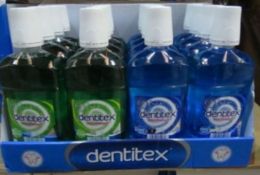 16 X Denitex Cool Blast Mouth Wash 500ml