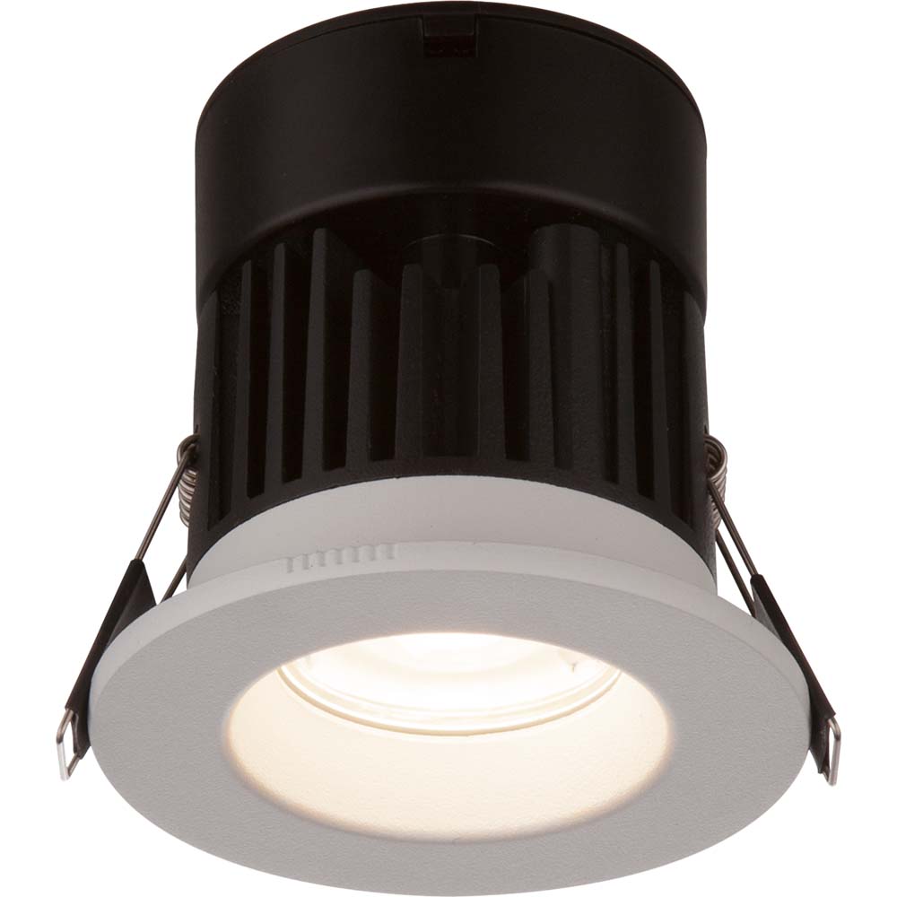 10 x LED Recessed Spotlight, Aluminium, Round, 800 Lumens RRP £25.00 Each