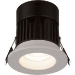 10 x LED Recessed Spotlight, Aluminium, Round, 800 Lumens RRP £25.00 Each