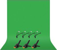 Green Photography Backdrop Kits with Clamps