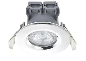 10 x LED Recessed Spotlight, Aluminum, Round, 370 Lumens RRP £69.00