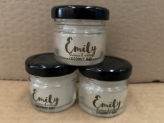 35 x 20g Emily Coconut Bay Victorian Candles