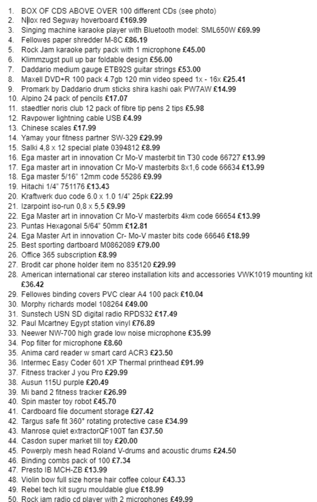 3 Pallets of Customer Returns UNCHECKED LIQUIDATION SALE RRP ££2394.77 - Image 14 of 15