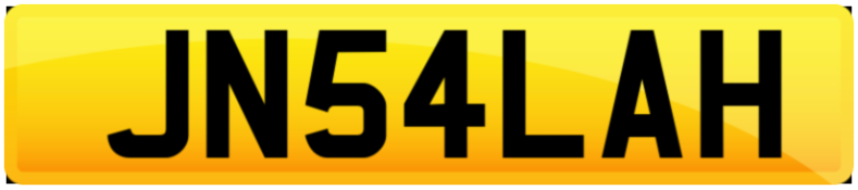 Enshallah إن شاء الله Alah Salah Make Dreams Come True JN54LAH Private Plate 786