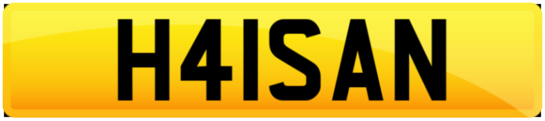 H41SAN HASAN HOssain Ali Islam Shia Arab Cherished Private Number Plate 786