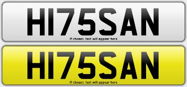 H175SAN HASAN HOssain Ali Islam Shia Arab Cherished Private Number Plate 786