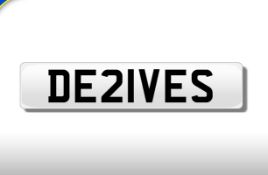 DE21 VES Derives Develop Evolve Reason Obtain Cherished Private Number Plate 786