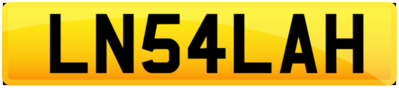 Inshallah إن شاء الله Alah Salah Make Dreams True LN54LAH Private Plate 786