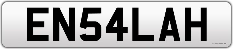 Enshallah إن شاء الله Alah Salah Make Dreams Come True EN54LAH Private Plate 786