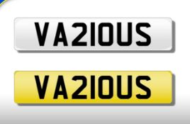 VA21 OUS Numerous Many Several Copious Abundant Similar Private No Plate 786